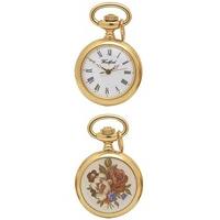 Woodford Gold Plated Pendant Flower Watch 1202