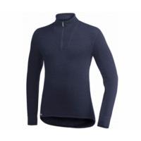 Woolpower Zip Turtleneck 200 dark navy