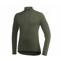 woolpower zip turtleneck 200 green