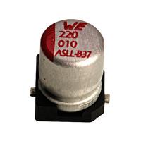 wrth asll 22f 20 10vdc smd alum electrolytic capacitor 4x55