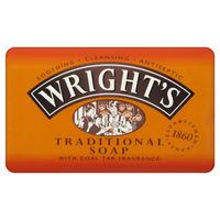 Wrights Traditional Coal Tar Soap 4pk