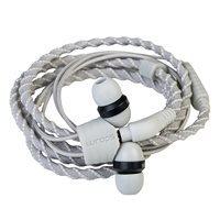 WRAPS CLASSIC WRISTBAND HEADPHONES WITH MICROPHONE in Silver