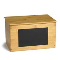 Write On Rectangular Bamboo Riser & Storage Container 33cm x 20.5cm x 17.5cm