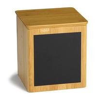 Write On Square Bamboo Riser & Storage Container 15cm x 15cm x 17.5cm