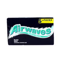 Wrigleys Airwaves 5 Pack Black Mint