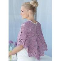 wrap and cape in sirdar soukie dk 7518