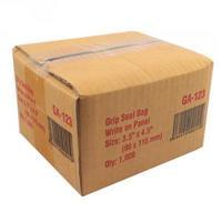 Write-on Minigrip Bag 90x115mm Pack of 1000 GA-123