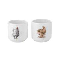 Wrendale - Egg Cups S/2 (Chickens)