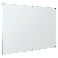 Write-on Coloured Edged Whiteboard Black 600mm x 900mm