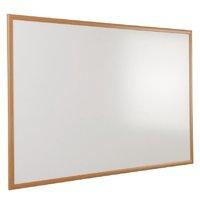 write on eco friendly whiteboard light oak 600mm x 900mm