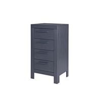 Wrexham Chest Of Drawers In Grey With 4 Drawers