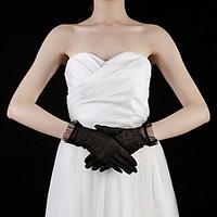 Wrist Length Fingertips Glove Lace Bridal Gloves Party/ Evening Gloves Spring Summer Fall