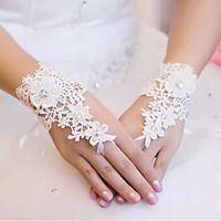 Wrist Length Fingerless Glove Lace Bridal Gloves Spring / Summer / Fall