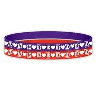 Wrist Band - One Direction Stretch Meez - Red And Purple