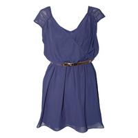 Wrap Front Chiffon Dress