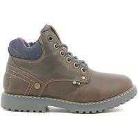 wrangler wj16230b ankle boots kid boyss childrens mid boots in brown