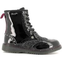 Wrangler WG16212B Ankle boots Kid Black girls\'s Children\'s Mid Boots in black