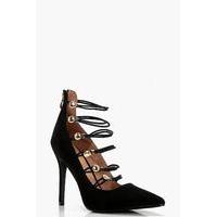 wrap up court heel black