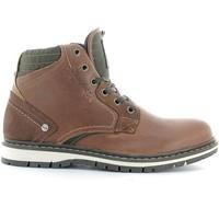 wrangler wm162015 ankle boots man mens mid boots in brown