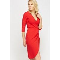 Wrap Bow Side Dress