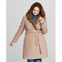 WRAP BELTED COAT