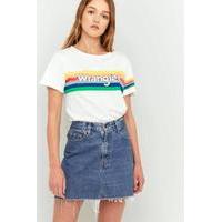 Wrangler Rainbow Graphic T-Shirt, WHITE