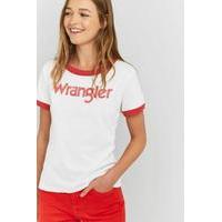Wrangler Kabel Retro T-Shirt, RED
