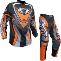 Wulf Attack Cub Motocross Jersey & Pants Orange Kit