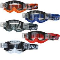 Wulf Shade Roll-off Racer Pack Motocross Goggles
