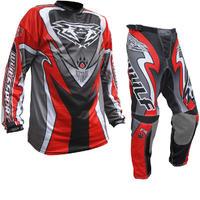 Wulf Attack Cub Motocross Jersey & Pants Red Kit