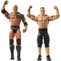 WWE WrestleMania 2 Pack Figures The Rock and John Cena