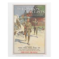 WW1 London Cyclist Print