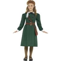 WWII Evacuee Girls Fancy Dress British World War 2 Book Day Childs Kids Costume