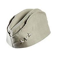 WW2 American Soldier With 3 Stars Hat For Headwear Fancy Dress