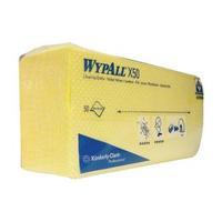 wypall x50 cleaning cloths yellow pack of 50 7443