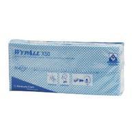 wypall x50 cleaning cloths pack of 50 blue 7441