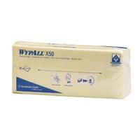 wypall yellow x50 cleaning cloths pack of 50 7443