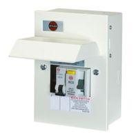 Wylex 63A 2-Way Metal Shower Kit Consumer Unit