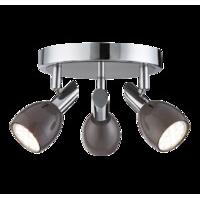 wylie modern ceiling spotlight grey