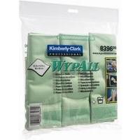 Wypall Microfibre Cloth Green Pack of 6 8396