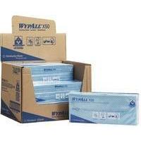 Wypall X50 Cleaning Cloths Pack of 50 Blue 7441