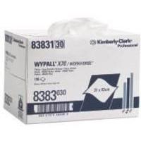 Wypall X70 Wipers Box 1-Ply Pack of 150 White 8383