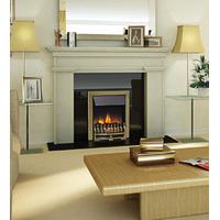 Wynford Antique Brass Inset Electric Fire, From Dimplex