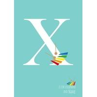 X | Alphabet Card |OM1053