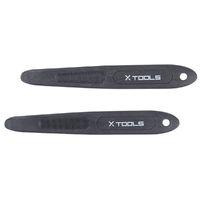 x tools plastic tyre levers set long black one size workshop tools