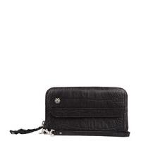 X Works-Wallets - Fem Large Wallet Croco - Black