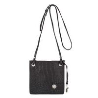 X Works-Handbags - Iris XS Bag Croco - Black