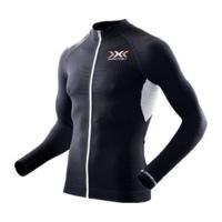 X-Bionic X-Bionic The Trick Biking Shirt Long Sleeves Full Zip Men black/white