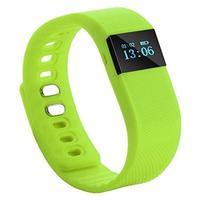 X64 OLED Bluetooth 4.0 Activity Tracker Smart Bracelet Wristband - Green