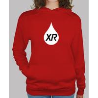 xabi girl hooded rain logo